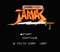 Mirai Shinwa Jarvas — Title screen